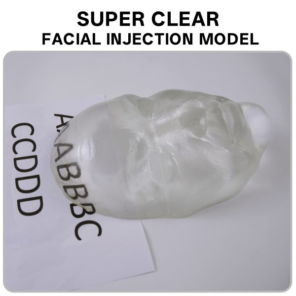 super clear facial injection model