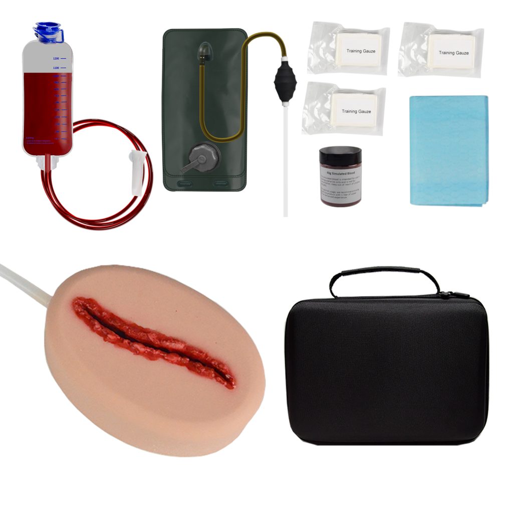 2. Laceration Wound Packing Trainer — Complete Bleeding Control Kit