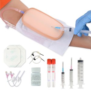 Wearable IV Practice Kit for Venipuncture and IV Catheter Practice
