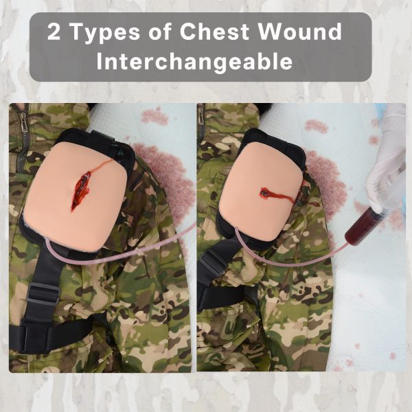 bleeding chest wound