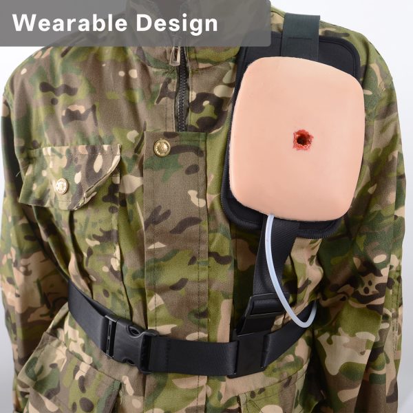 wearable chest wound kit