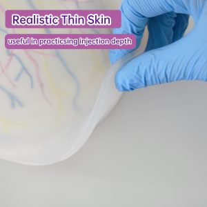 clear facial injection model