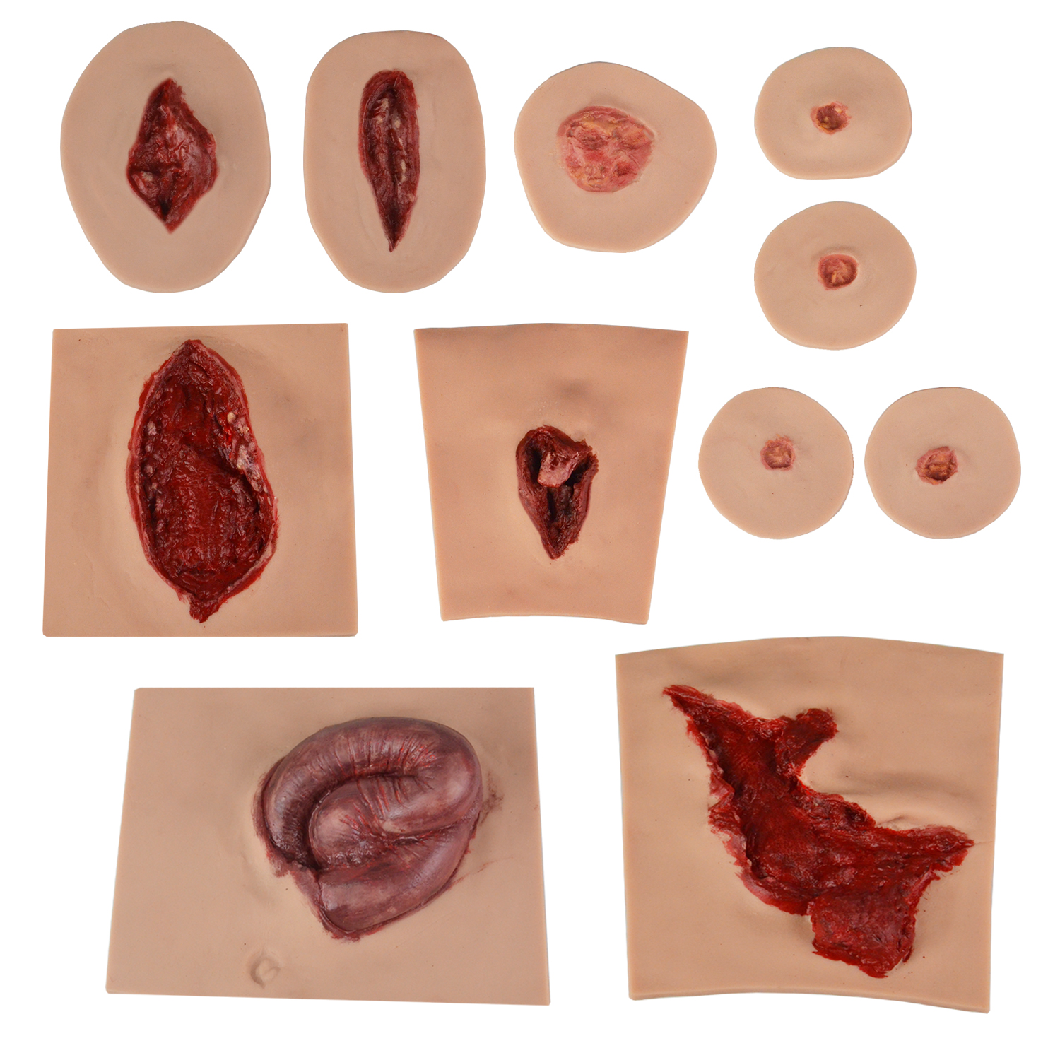 adhesive wound moulage