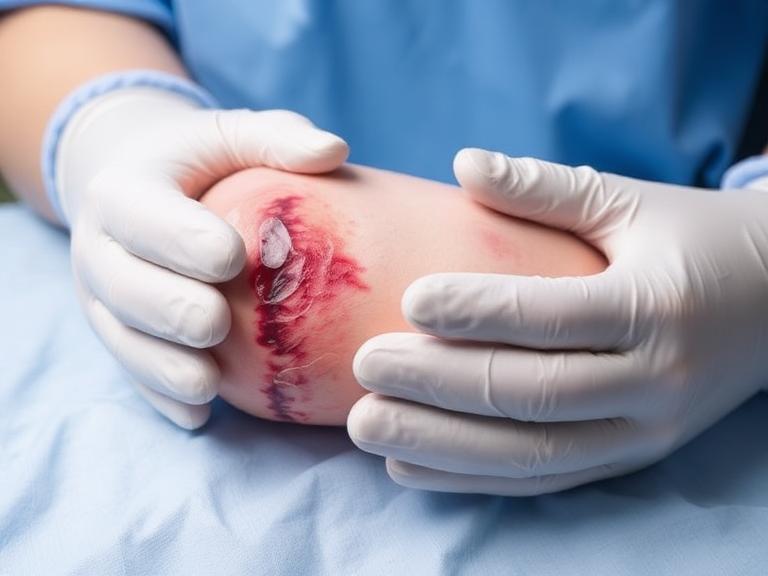 What is Adhesive Trauma Wound Moulage?