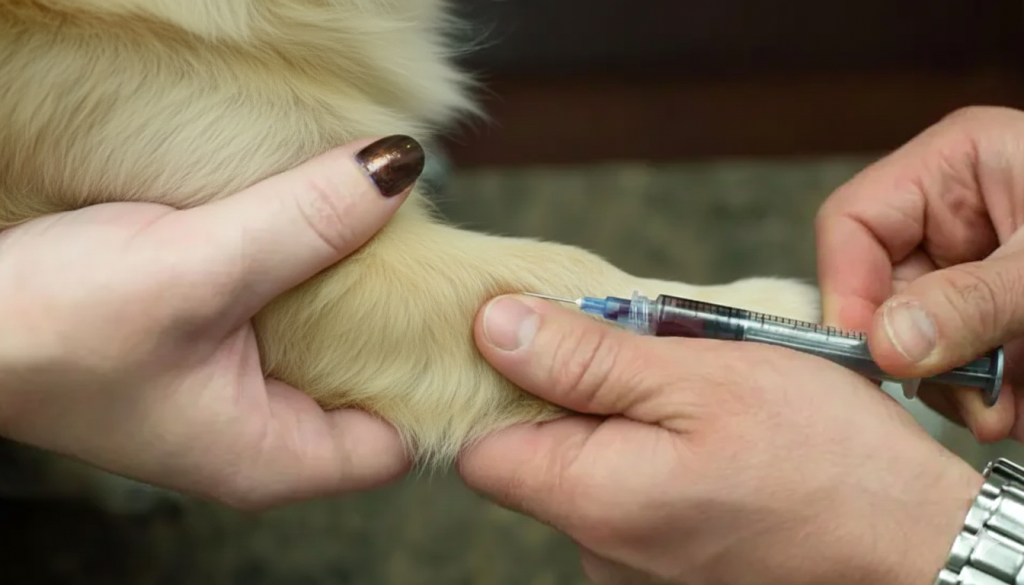 Step-by-step Canine Venipuncture technique