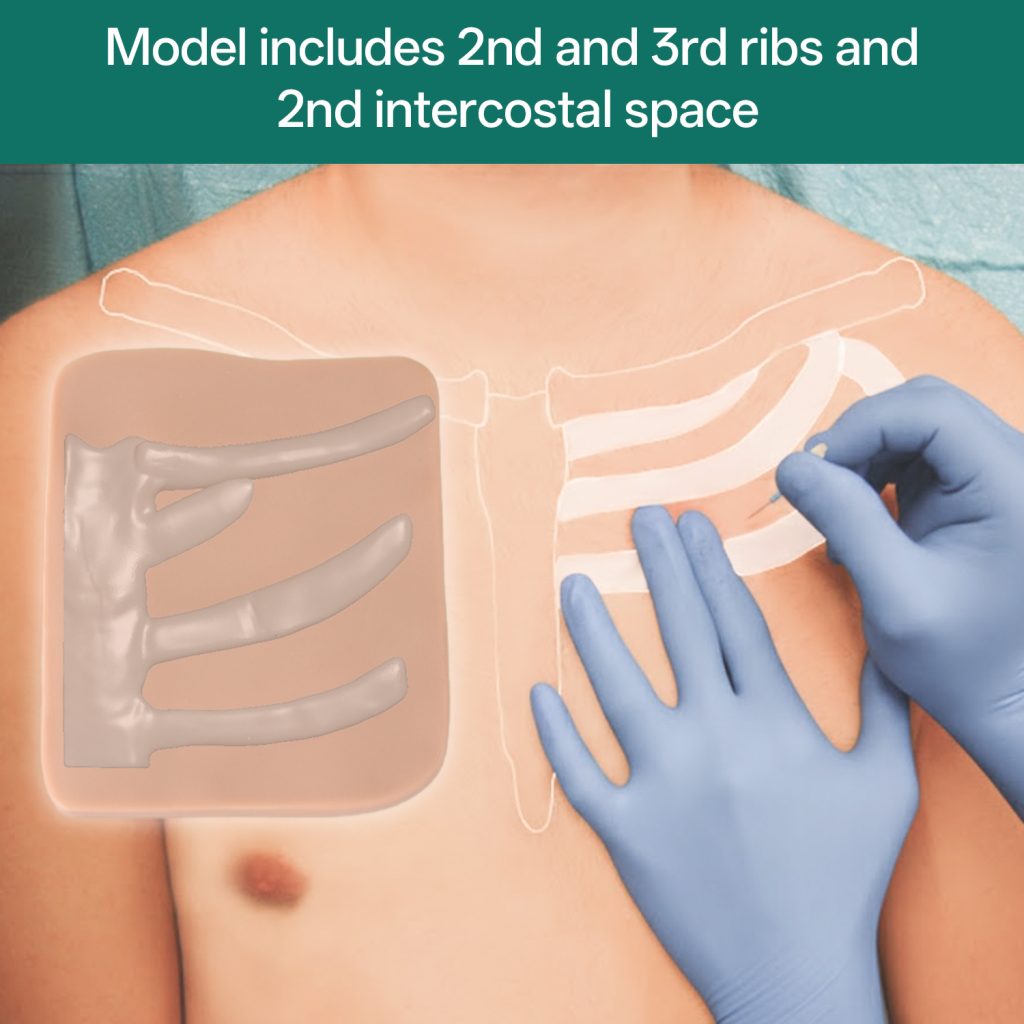 Needle Chest Decompression for Tension Pneumothorax Simulator - MEDTACEDU