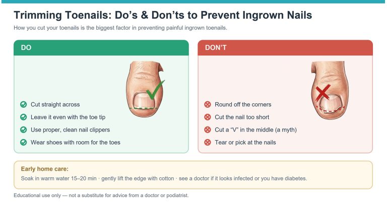 Ingrown Toenail: Causes, Symptoms, and How to Treat It at Home (and When to See a Doctor)