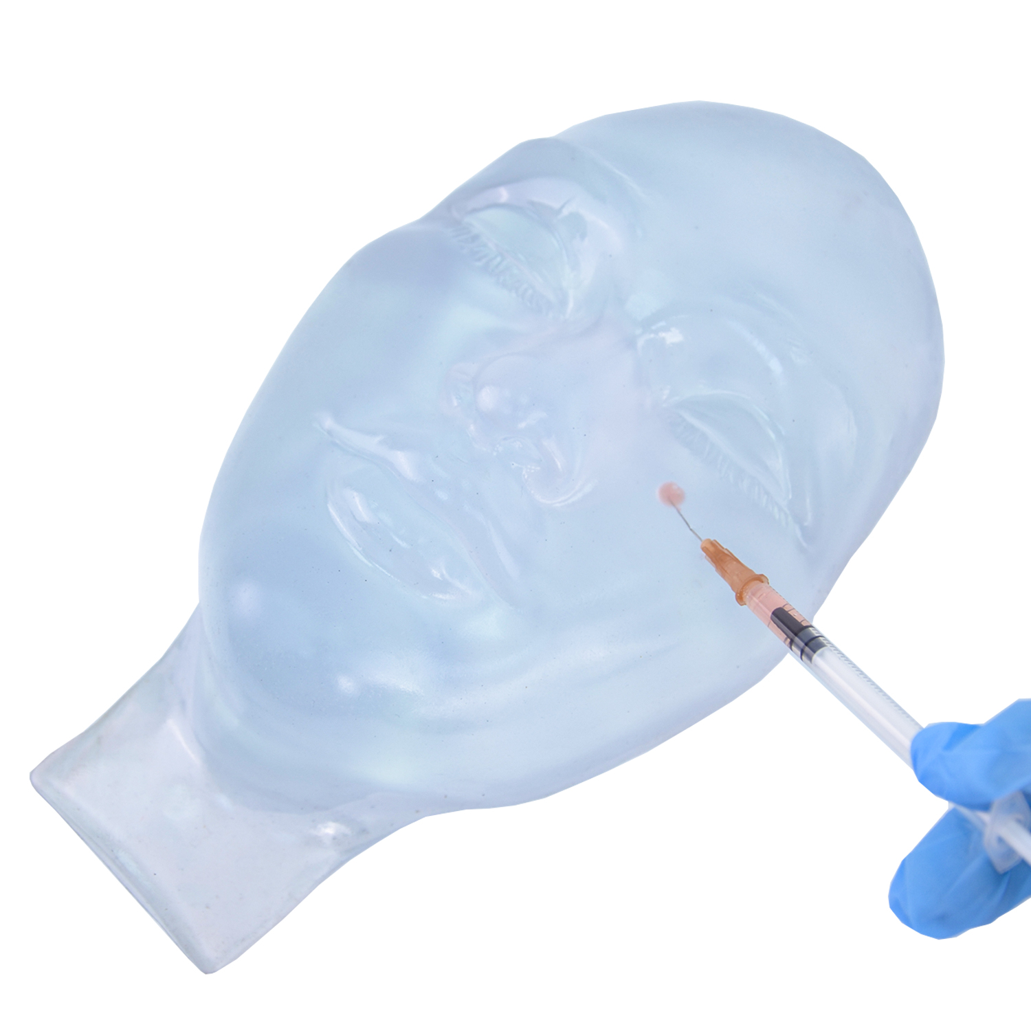 Clear Full Face Botox Injection Training Mannequin - Image 3